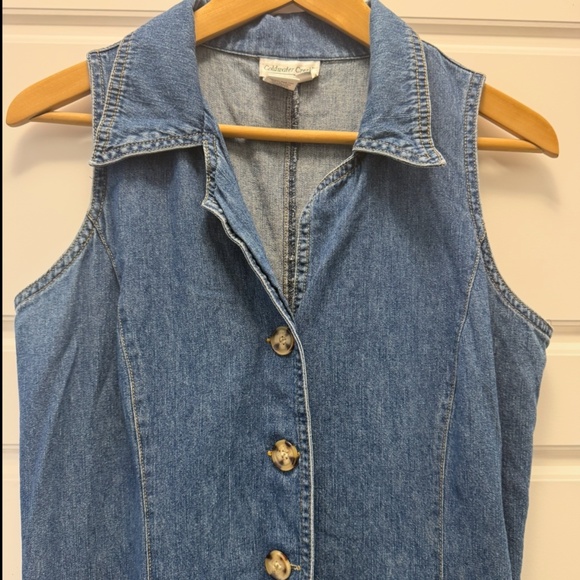 Vintage denim dress - Picture 2 of 5